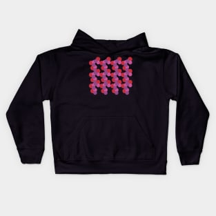 Pink Red Dots Kids Hoodie